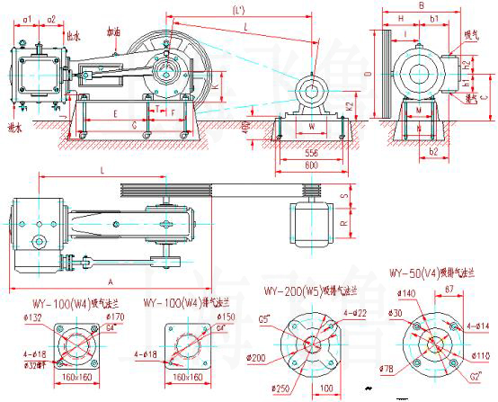 WY-50(V5)WY-100(W4)WY-200(W5)ʽձðbߴD